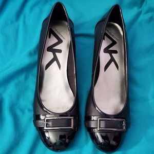 NEW Anne Klein Sport black wedges